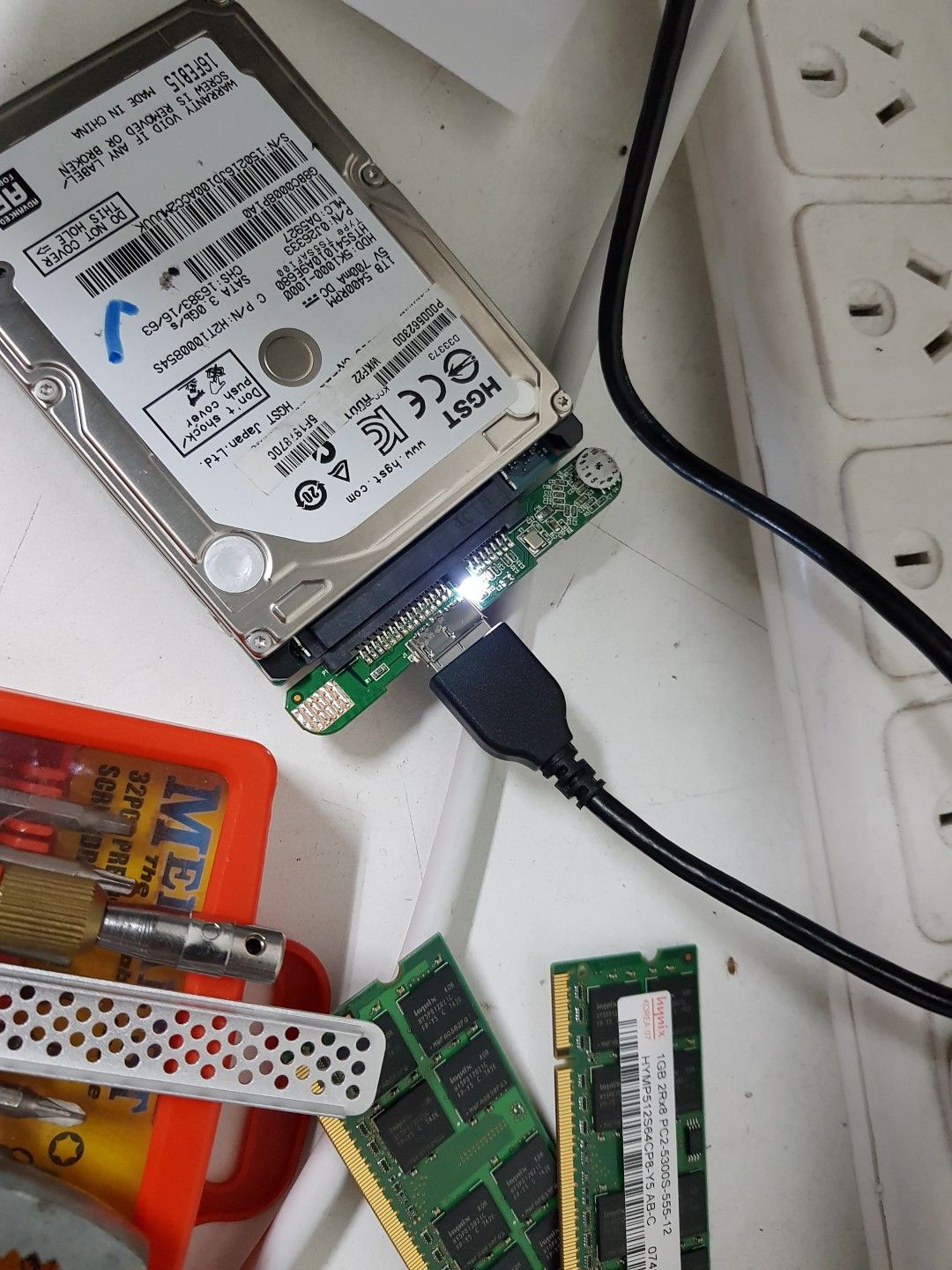 Laptop data migration example 1